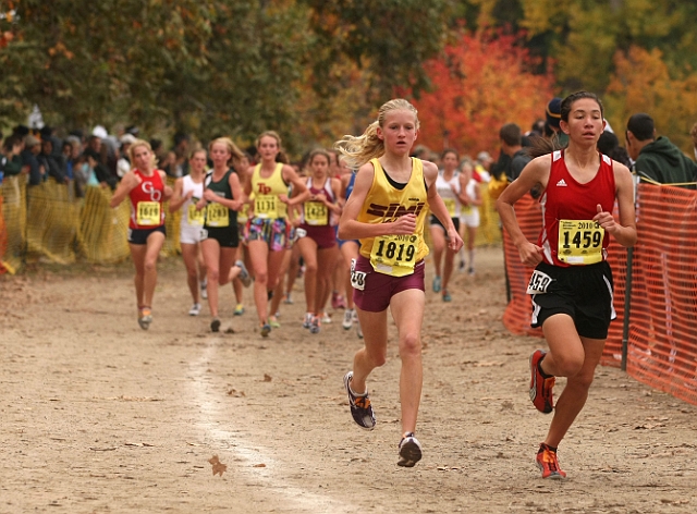 2010CIF XC GD1-1075.JPG - 2010 California CIF Cross Country Championships, Woodward Park, Fresno, California